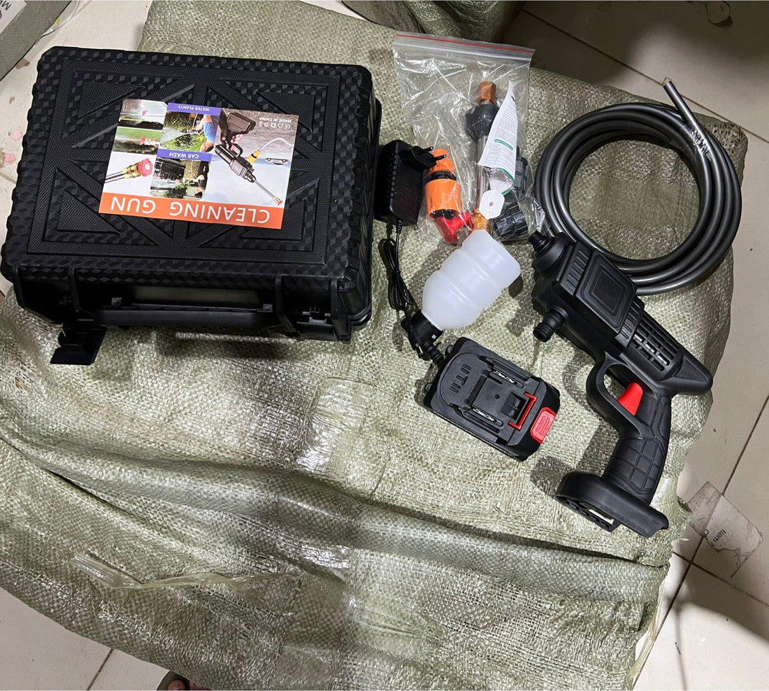 Automatic Cordless Car Wash Spray Gun | 48V High Pressure Lithium Battery